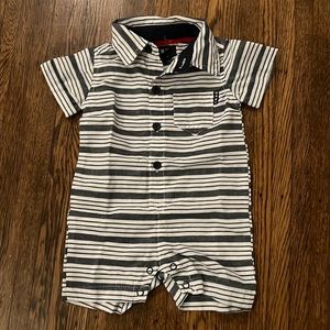 DKNY one piece button down shorts